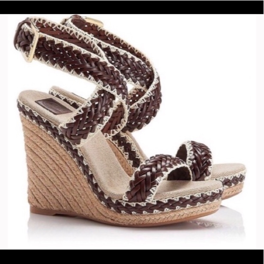 SOLD NWOT Tory Burch Lilah Espadrille Wedge